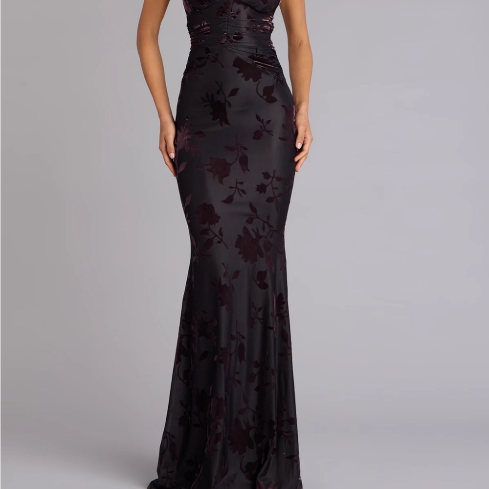 Windsor Black Floral Wedding Guest Dress